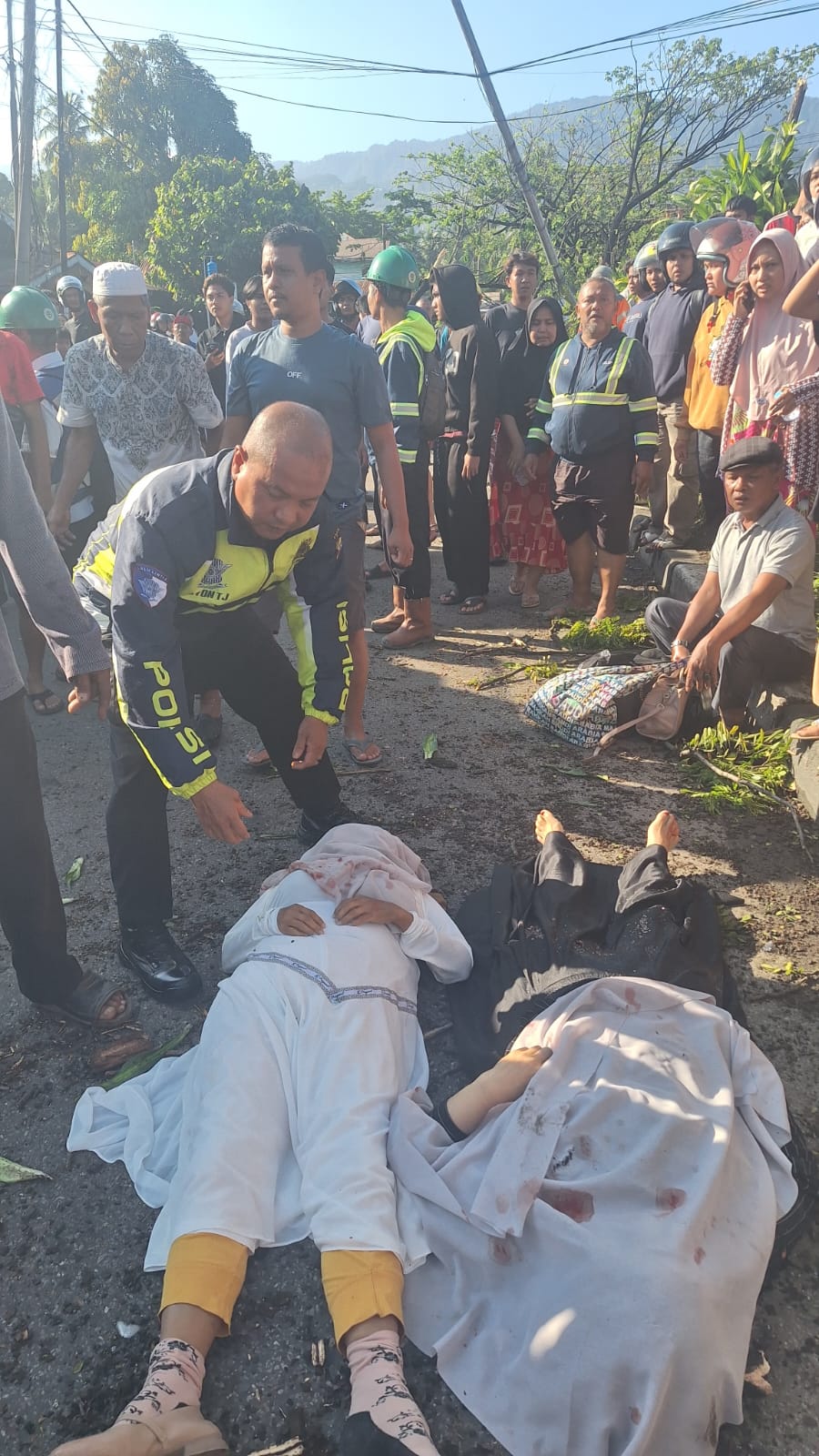 Truk Rem Blong di Padang Besi Padang, 4 Orang Meninggal Dunia dan 4 Luka Berat