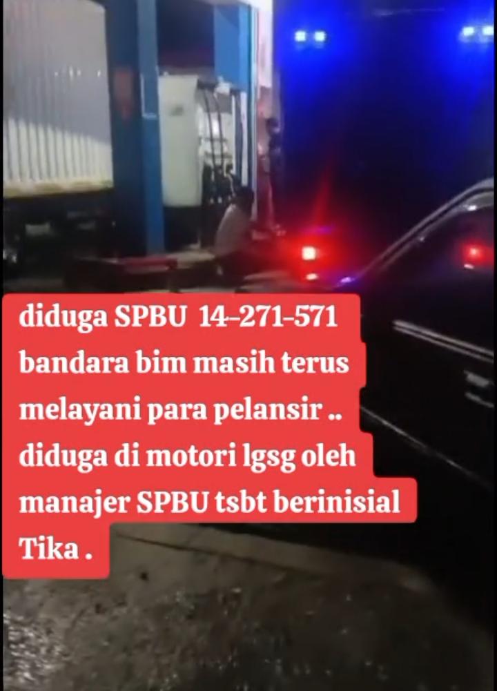 SPBU BIM ,MENJADI PRIMIDONA BAGI PELANSIR