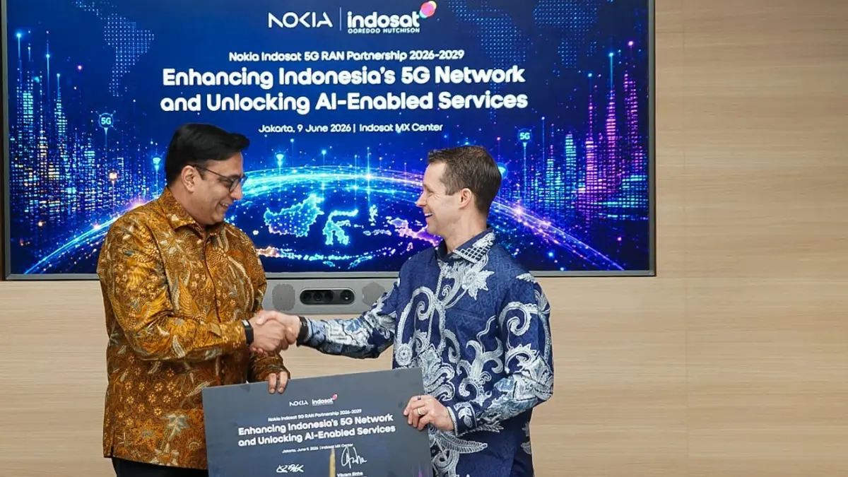 Integrasi 5G dan AI Dipercepat, Indosat Gandeng Nokia dan NVIDIA