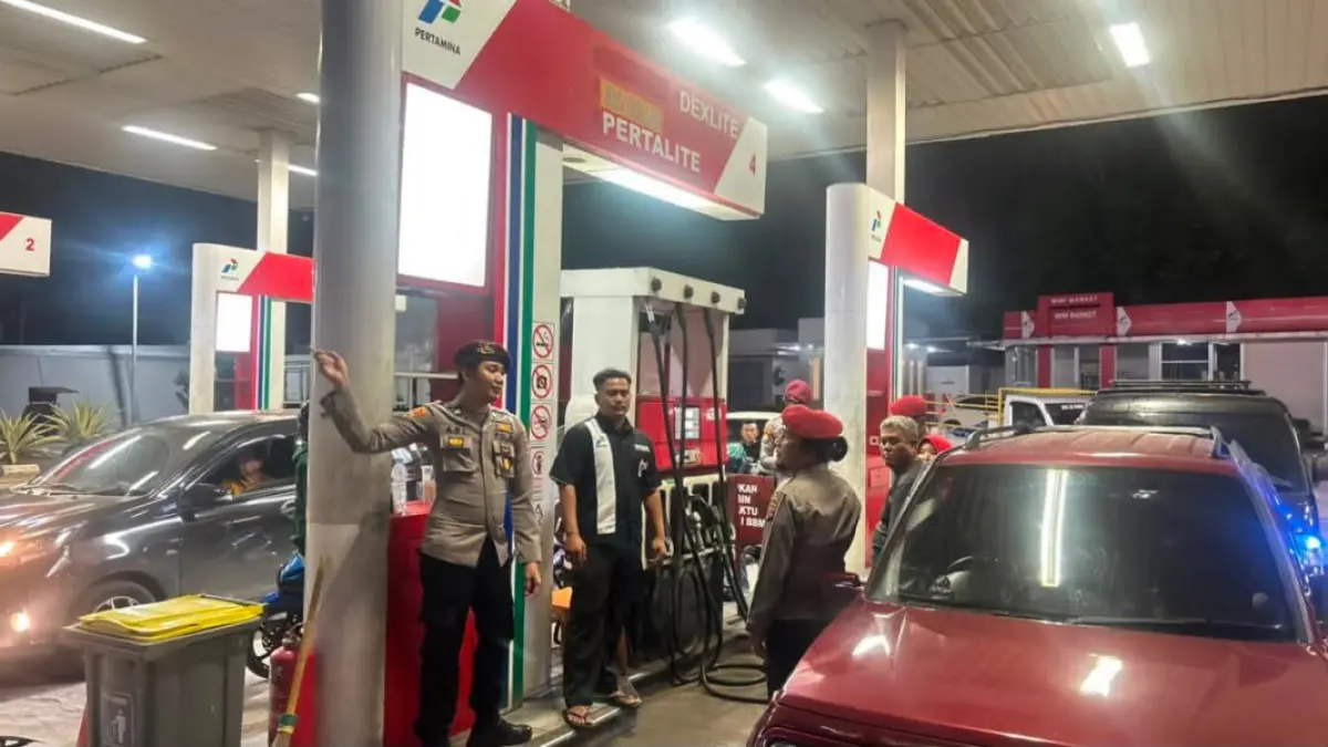 Cegah Penyalahgunaan BBM Subsidi, Polres Solok Pantau SPBU Koto Baru
