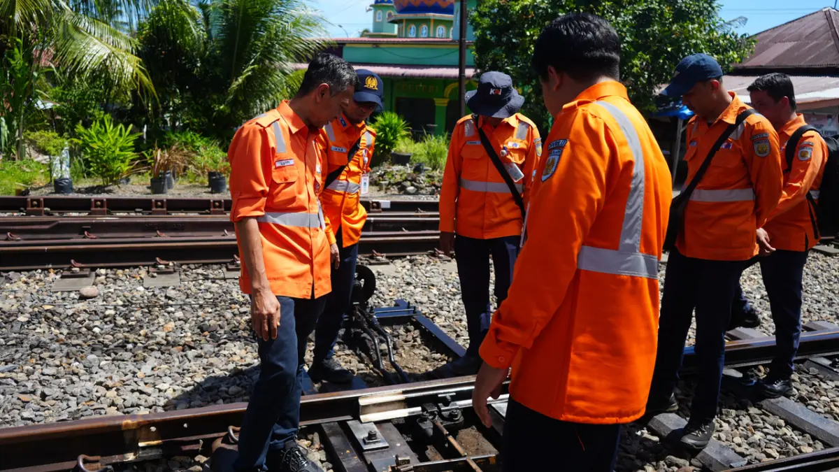 KAI Divre II Sumbar Intensif Cek Lintas Padang–Naras, Antisipasi Lonjakan Penumpang