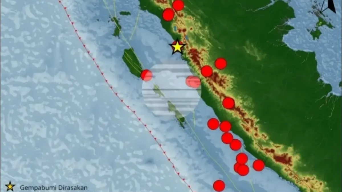 Aktivitas Seismik Sumbar Meningkat, BMKG Catat 20 Gempa dalam Tujuh Hari