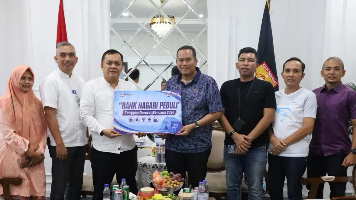 Korban Kebakaran di Pariaman Terima Bantuan Rp5 Juta dari Bank Nagari