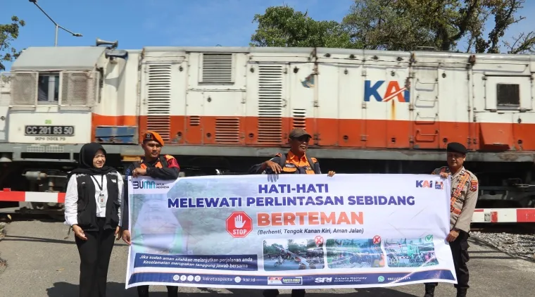Perkuat Keselamatan, KAI Sumbar Tutup 21 Perlintasan Liar Sepanjang 2026
