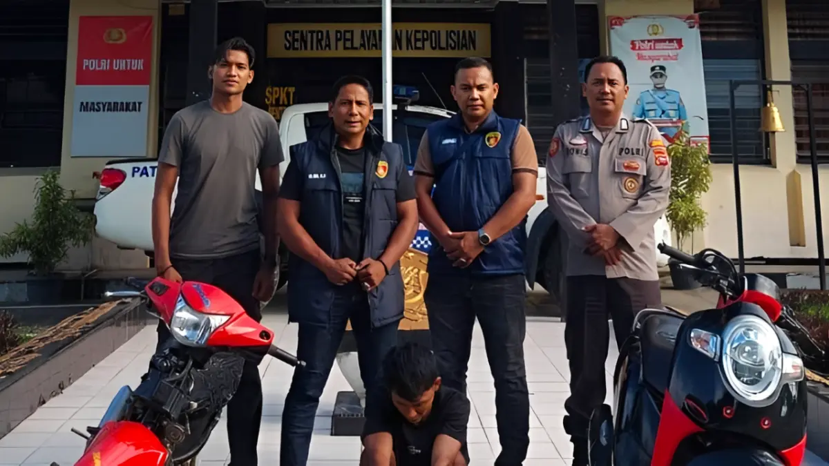 Gerak Cepat Polisi, Kasus Curanmor di Pulau Punjung Terungkap dalam 1,5 Jam