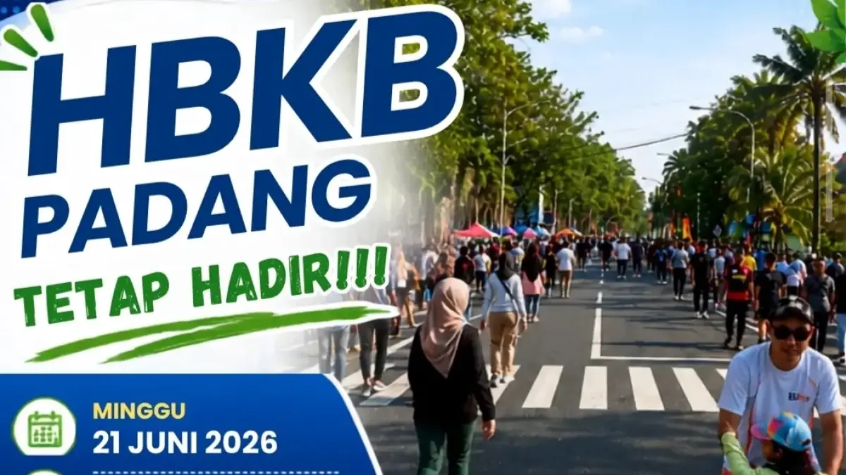 Catat! Ini Aturan Terbaru Car Free Day Padang, Pedagang dan Sepeda Listrik Dibatasi