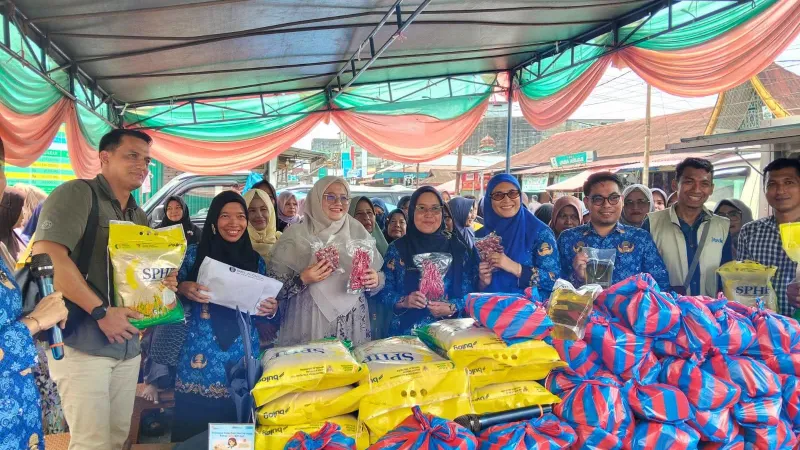 Inflasi Pasbar Capai 4,61 Persen, Pemkab Gelar Gerakan Pangan Murah Bersama BI dan Bulog
