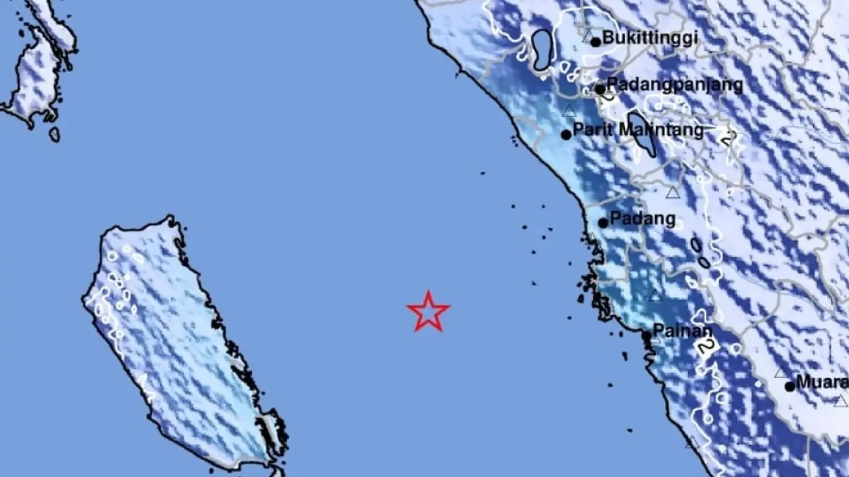 BMKG Jelaskan Penyebab Gempa M 4,7 di Sumbar, Terjadi Akibat Aktivitas Sesar Mentawai